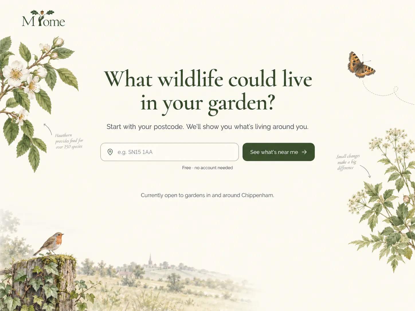 Screen: What wildlife could live in your garden?